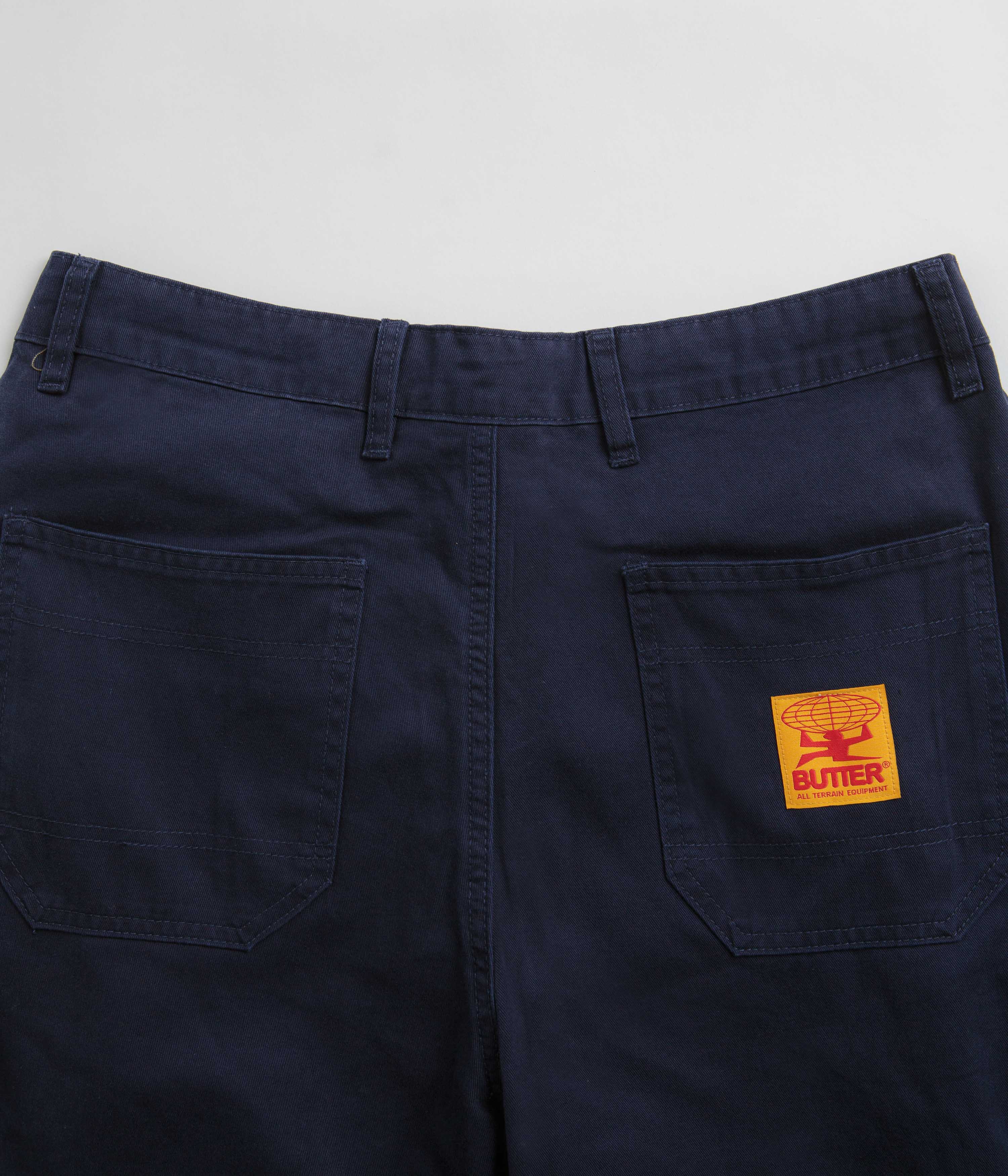 Butter Goods Men's Field Cargo Shorts - Navy Blue Outdoor Workwear for Hiking, Camping & Casual Wear