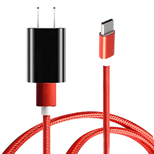 5ft USB C to USB C Fast Charging Cable - Compatible with Bose SoundLink Flex, Bose Portable Smart Speaker, Tribit XSound Go, Beats Flex/Studio Buds/Fit Pro Wireless Earbuds - Red | Perfect for Home, Office & Travel Charging