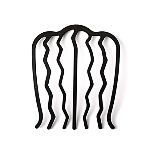 Messy Bun Hair Fork - Metal Wave Shape Hair Pin & Headband Insert Comb for Women | Perfect for Parties, Weddings & Everyday Hair Accessories