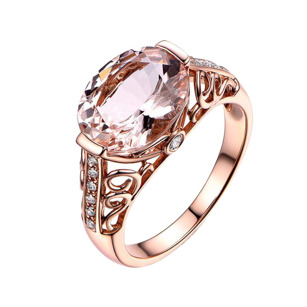 925 Sterling Silver Gemstone Ring for Women - Nihewoo Wedding, Engagement, Anniversary Ring with Diamond & Crystal - Perfect for Proposals, Bridal Jewelry & Special Occasions
