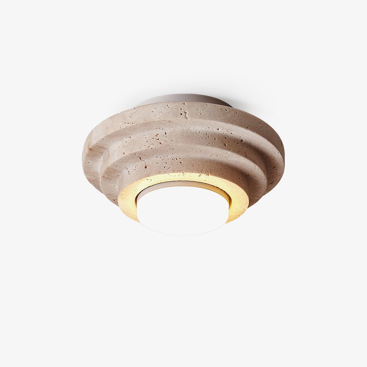 Modern Aperture Ceiling Lamp - Adjustable Brightness LED Flush Mount Light for Living Room, Bedroom, Kitchen - Energy Efficient Home Lighting Fixture for Indoor Spaces