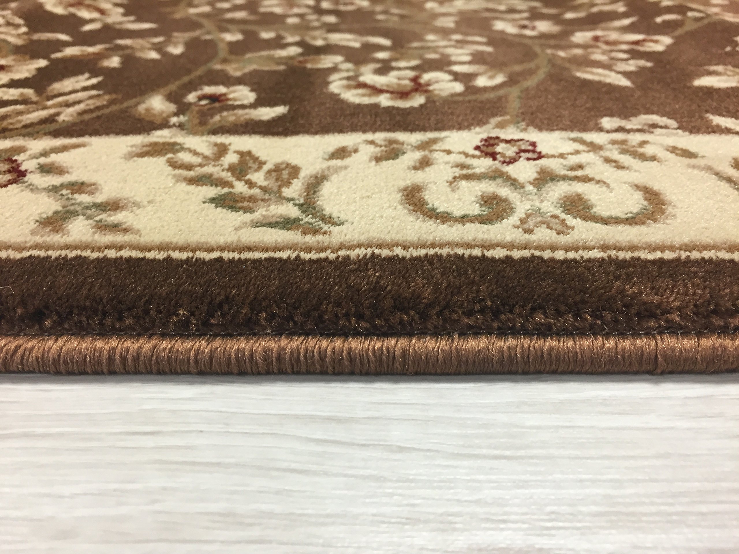 Floral Brown Transitional 3'3