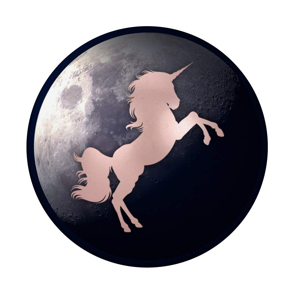 Grip Unicorn Pink Golden Rose Moon Design Phone Case - Perfect for Everyday Use, Gifts, and Aesthetic Accessories