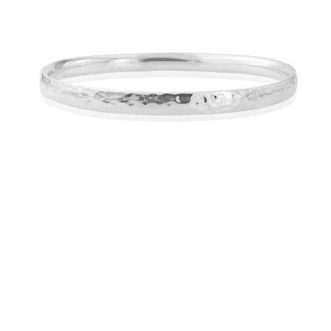 Sterling Silver 6mm Lindy Bangle Bracelet for Women - Elegant Minimalist Jewelry for Everyday Wear & Special Occasions
