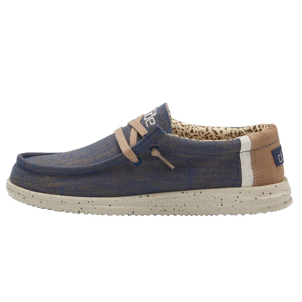 Hey Dude Men's Wally Funk Slip-On Loafers - Breathable Comfortable Lightweight Casual Shoes for Men - Perfect for Walking, Travel & Everyday Wear