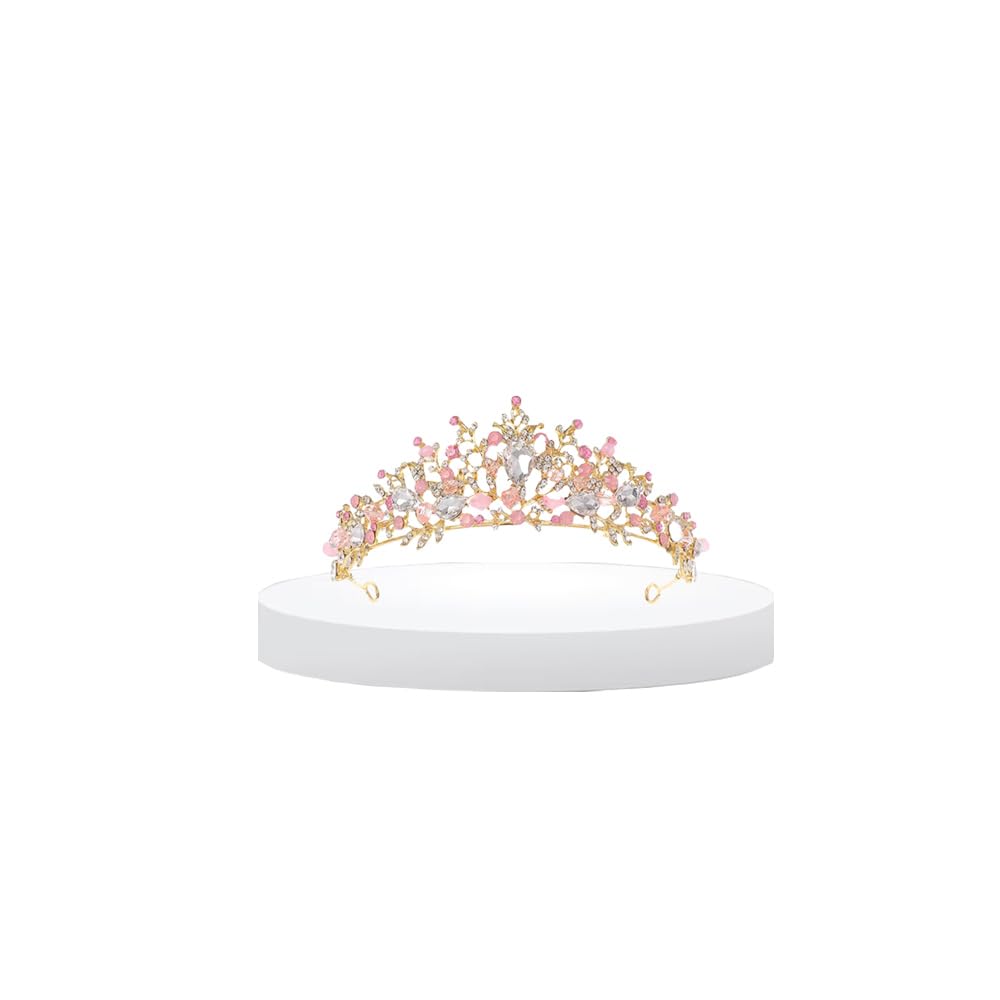 Sparkling Crystal Tiara Crown for Girls - Rhinestone Bridal Headband for Weddings, Prom, Birthday & Special Occasions | Elegant Hair Accessories Gift for Women & Teens