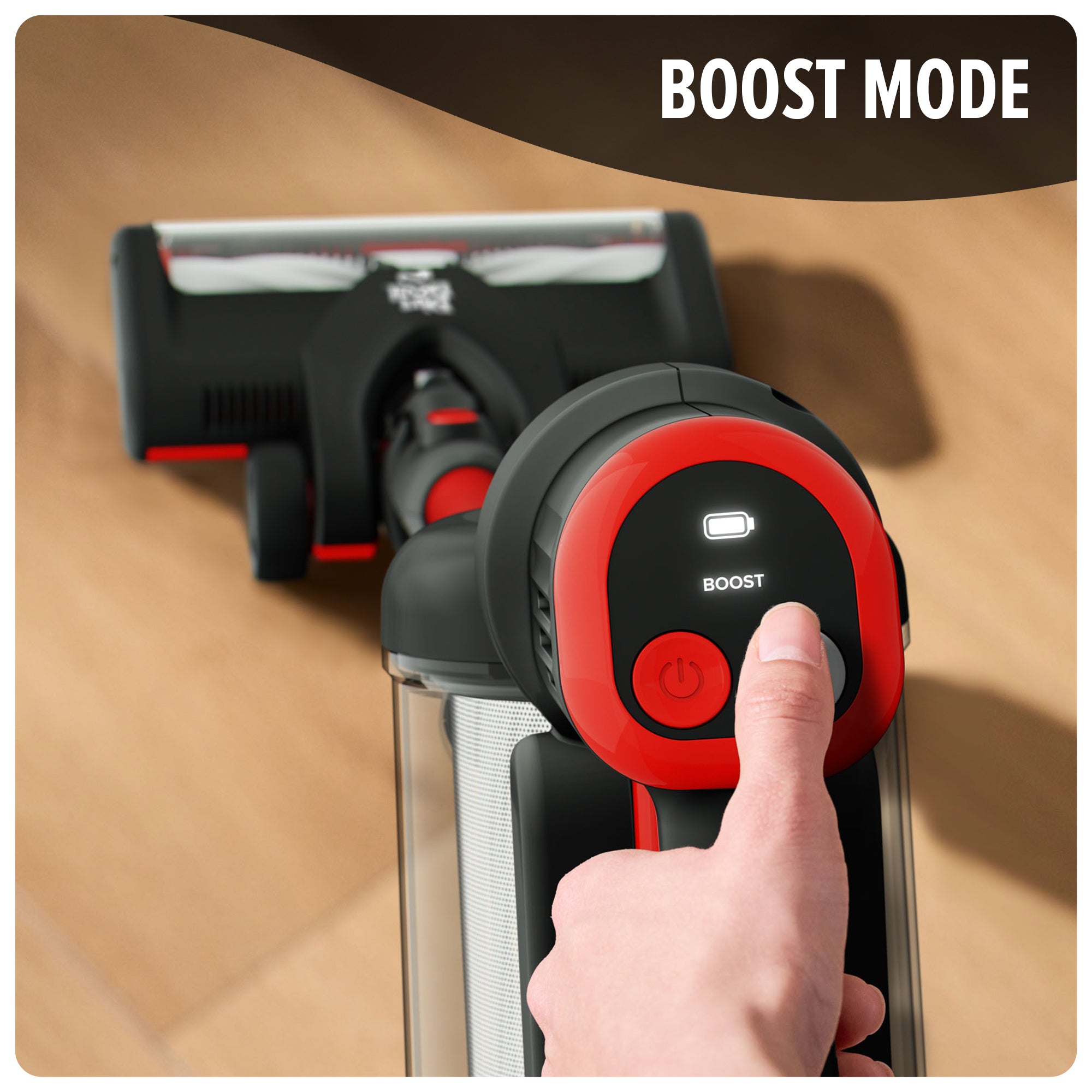 Lightweight Cordless Stick Vacuum Cleaner - Powerful Suction for Hardwood Floors & Carpets - Perfect for Pet Hair, Stairs & Quick Cleanups