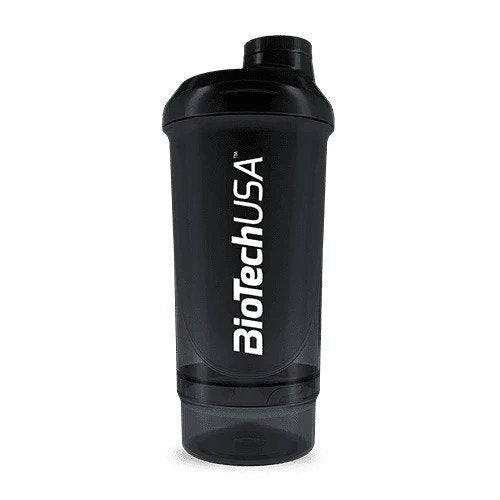 Biotech Wave+ Nano Shaker Bottle - Premium Protein Shaker with Mixing Ball for Gym, Workout & Fitness - Perfect for Protein Powder, Pre-Workout & Post-Workout Drinks
