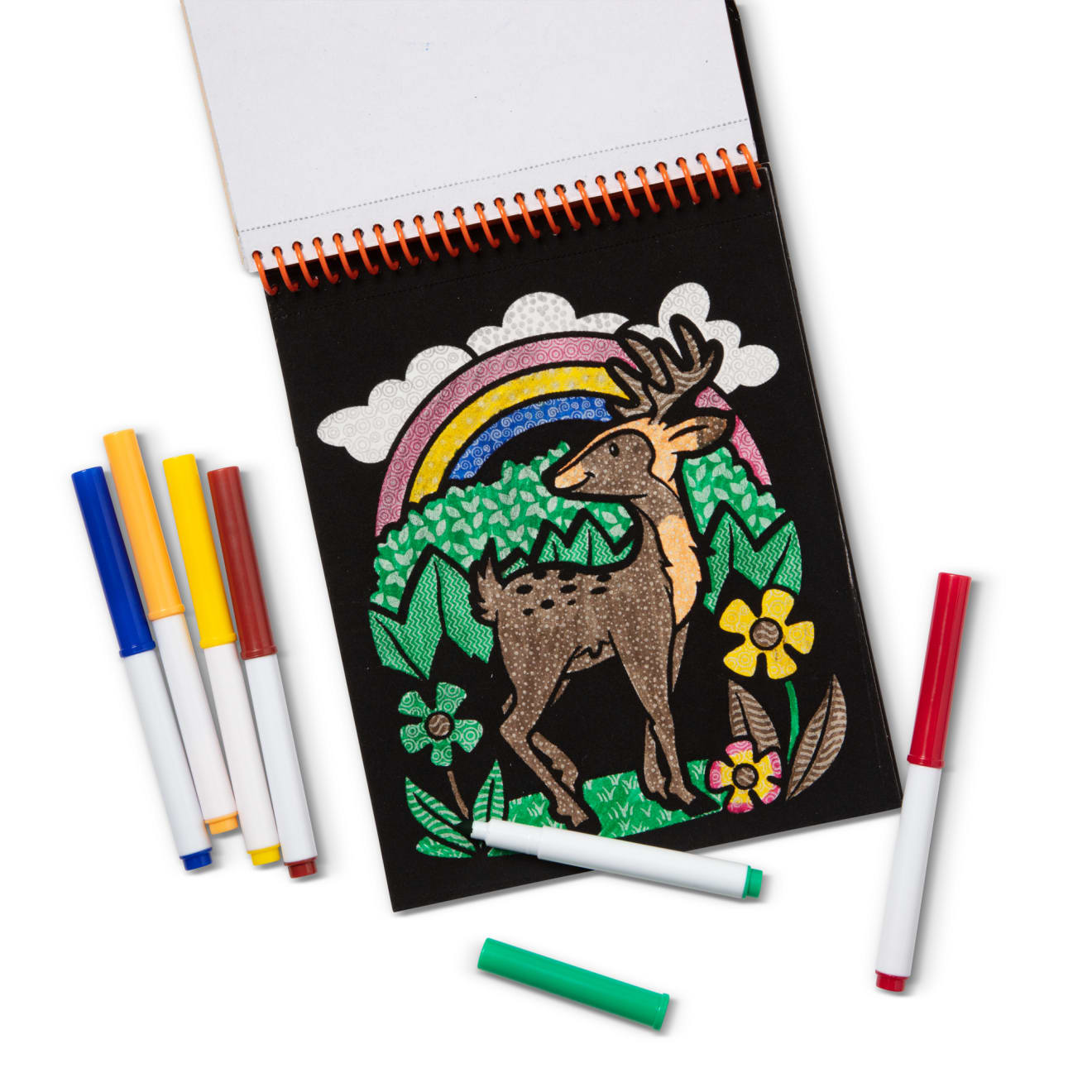 Magic Velvet Animal Scenes Coloring Book - On the Go Travel Activity for Kids, Stress Relief & Creative Fun - Perfect for Road Trips, Airplane Rides & Quiet Time at Home