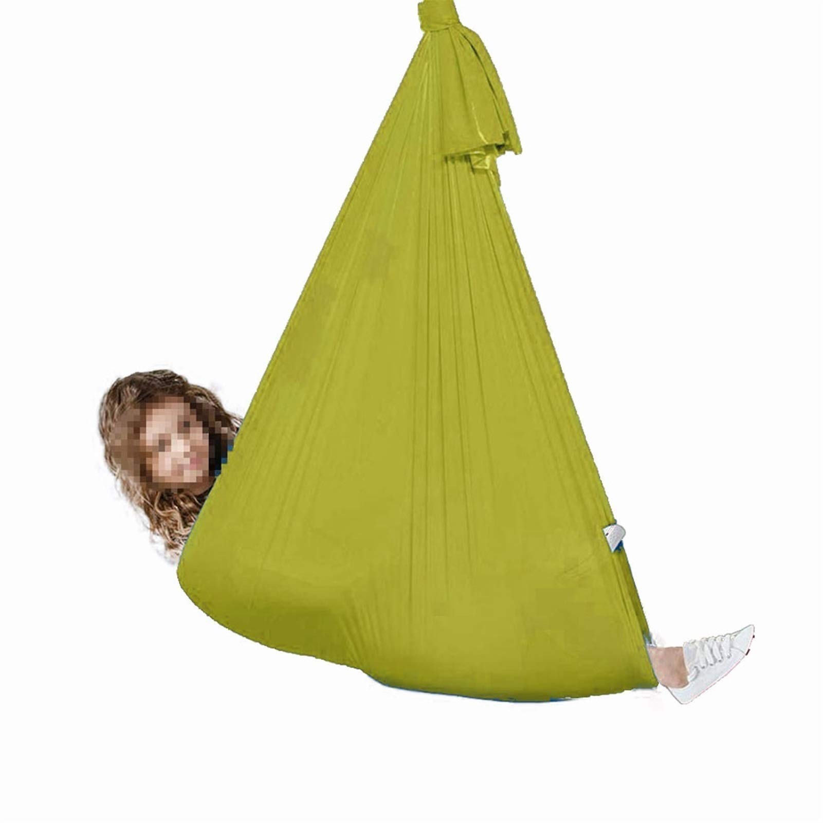 YXYH Portable Indoor/Outdoor Therapy Swing for Kids, Children & Teens with Special Needs - Ideal for Autism, ADHD, Asperger's & Sensory Integration - Snuggle Hammock Swing for Home, Classroom & Backyard Relaxation & Exercise