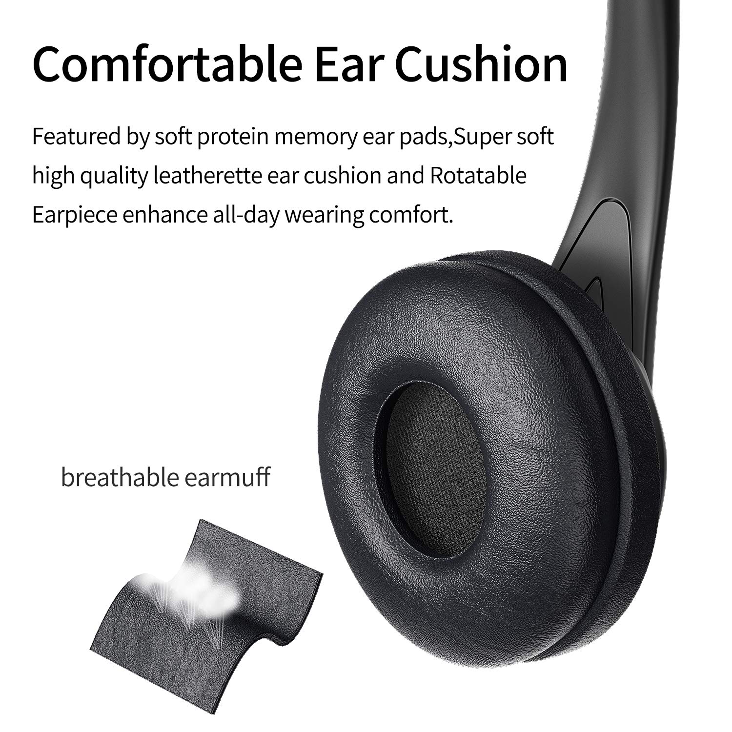 Newaner USB & 3.5mm PC Gaming Headset with Flexible Noise-Canceling Microphone - Lightweight Stereo Sound for Skype, VoIP, Teamspeak, Mac, Windows, Smartphone & Tablet - Perfect for Online Meetings, Gaming & Remote Work