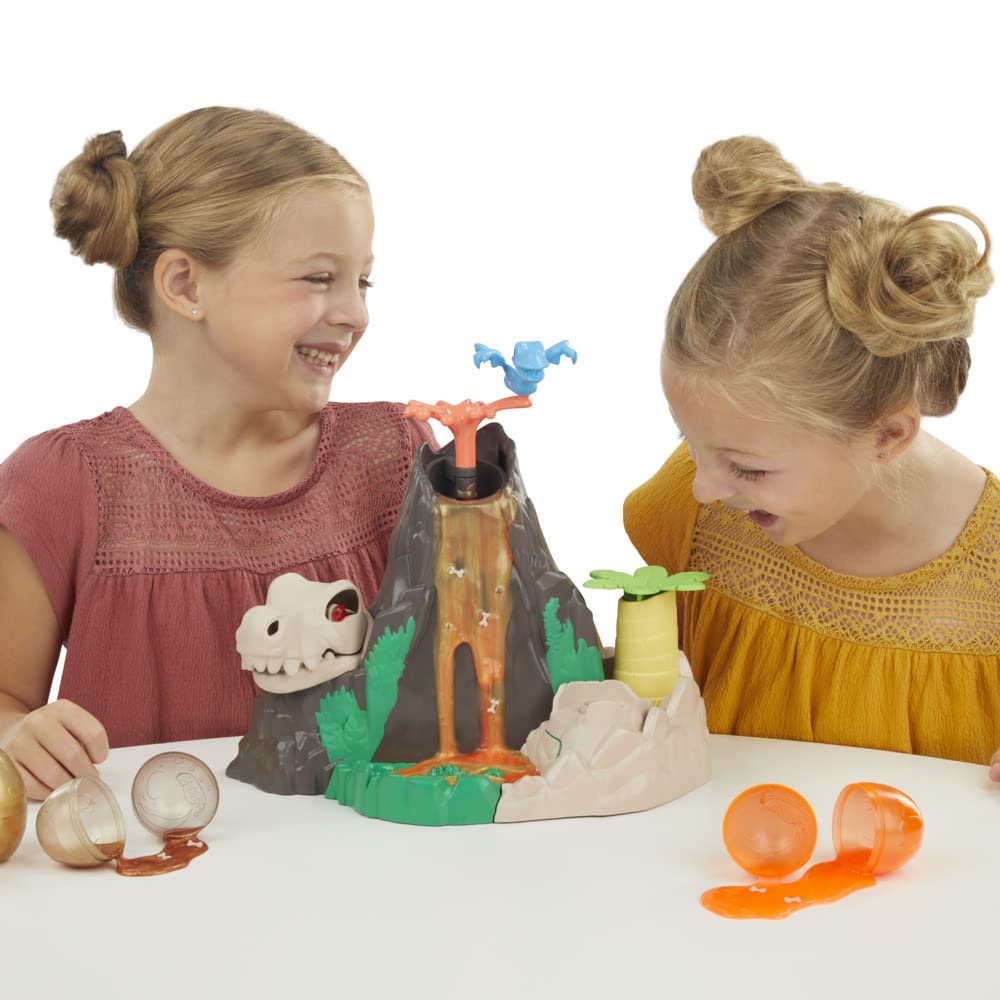 Play-Doh Dino Island Playset - Hasbro Collectible Dinosaur Toys for Kids, Creative Modeling Clay Kit with 10 Colors - Fun STEM Learning & Pretend Play for Ages 3+ (Birthday Gifts, Classroom Activities)