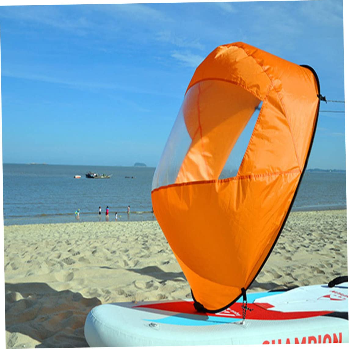 Foldable Kayak Wind Sail with Clear Window - Portable Downwind Sail Paddle for Inflatable Boats & Kayaks | Perfect for Fishing, Camping and Water Sports Accessories