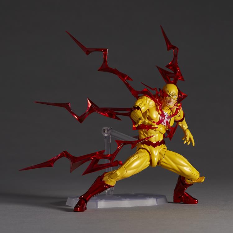 Amazing Yamaguchi Revoltech Reverse Flash Action Figure NR009 - High-Quality Collectible for DC Comics Fans & Display