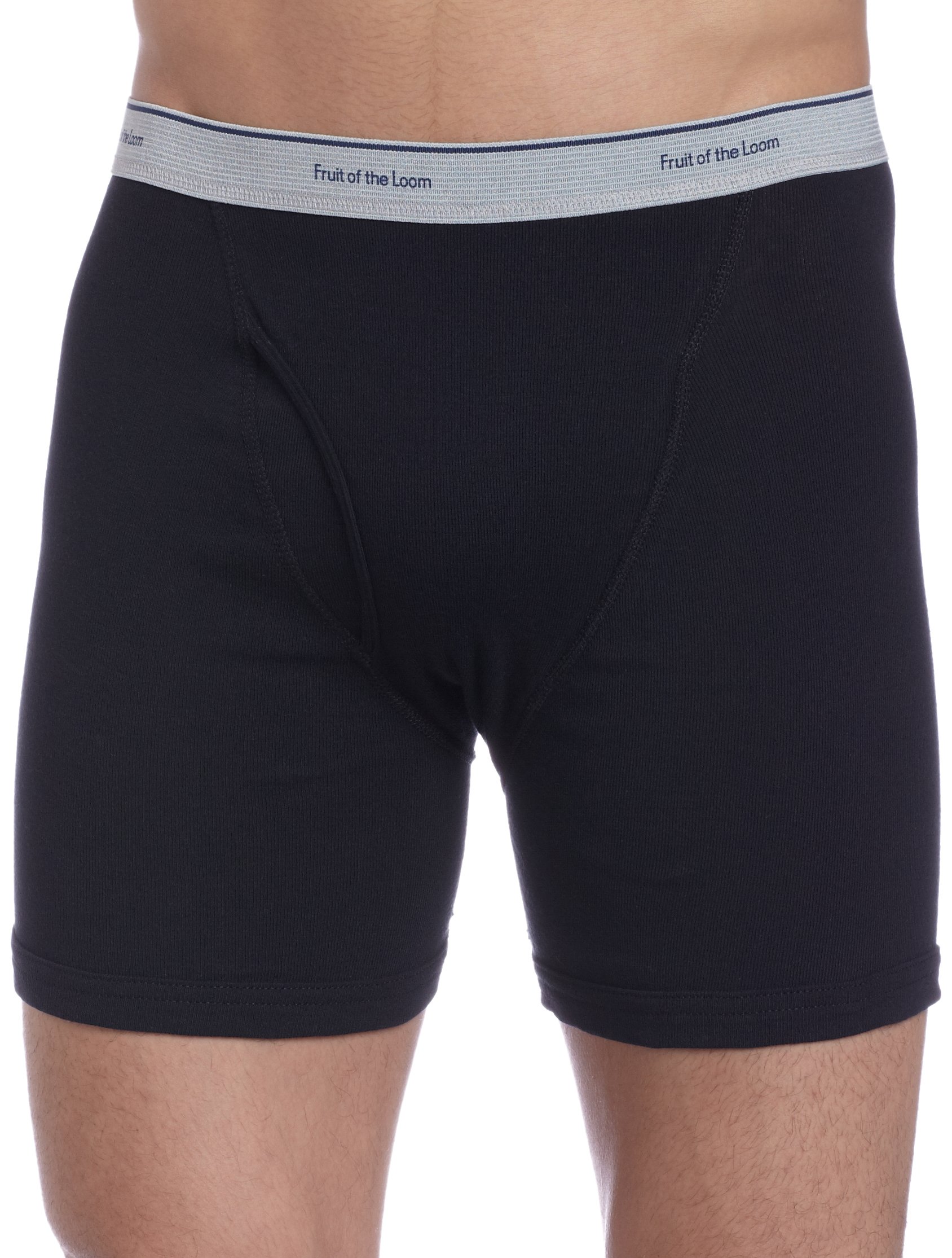 Fruit of the Loom Men's Microfiber Boxer Briefs - Soft Comfort Underwear for Everyday Wear (Size XXL) - Perfect for Work, Gym & Lounge