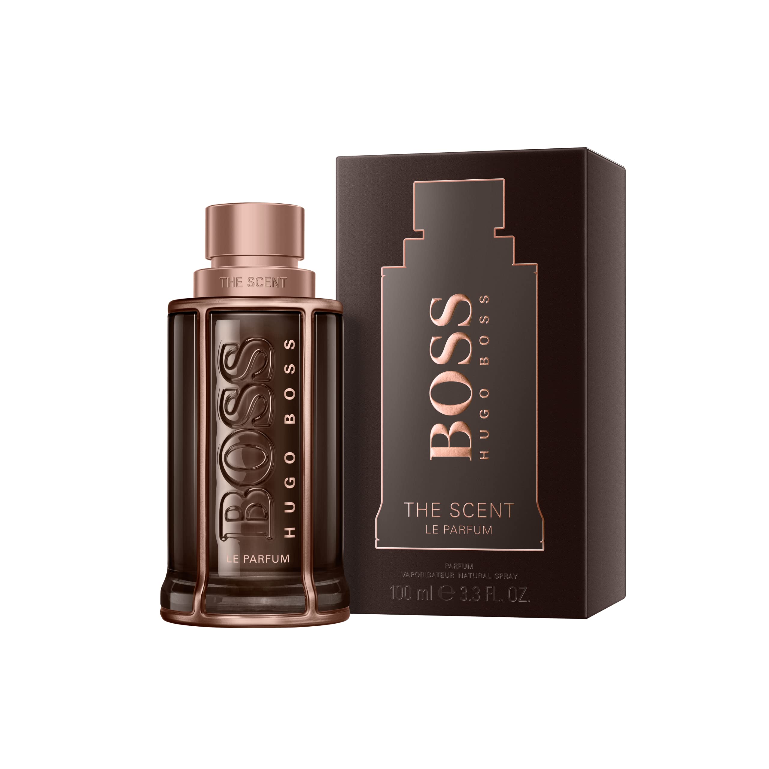 Hugo Boss The Scent for Men | Amber Cologne with Ginger, Maninka Fruit, Iris & Leather Notes | Long Lasting Luxury Perfume | Perfect for Date Night, Office & Special Occasions