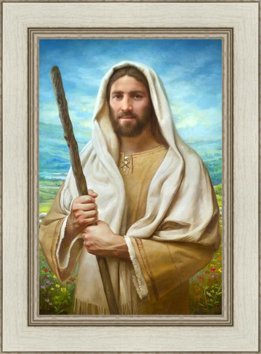 Feed My Sheep by Howard Lyon - Inspirational Christian Art Print for Home, Office & Church Decor - Perfect for Gifts & Spiritual Encouragement