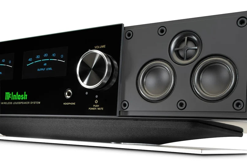 McIntosh RS250 Wireless Loudspeaker System - High-End Home Audio for Streaming & Multi-Room Music | Perfect for Living Rooms, Home Theaters & Audiophile Setups