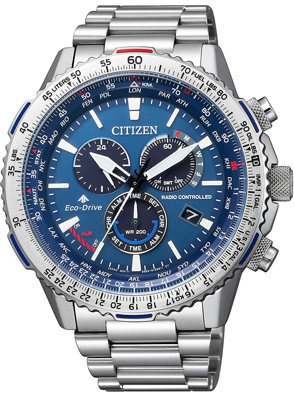 CITIZEN PROMASTER ECO-DRIVE CB5000-50L Men's Watch with Japanese Movement - Waterproof, Solar-Powered for Outdoor, Diving & Daily Wear
