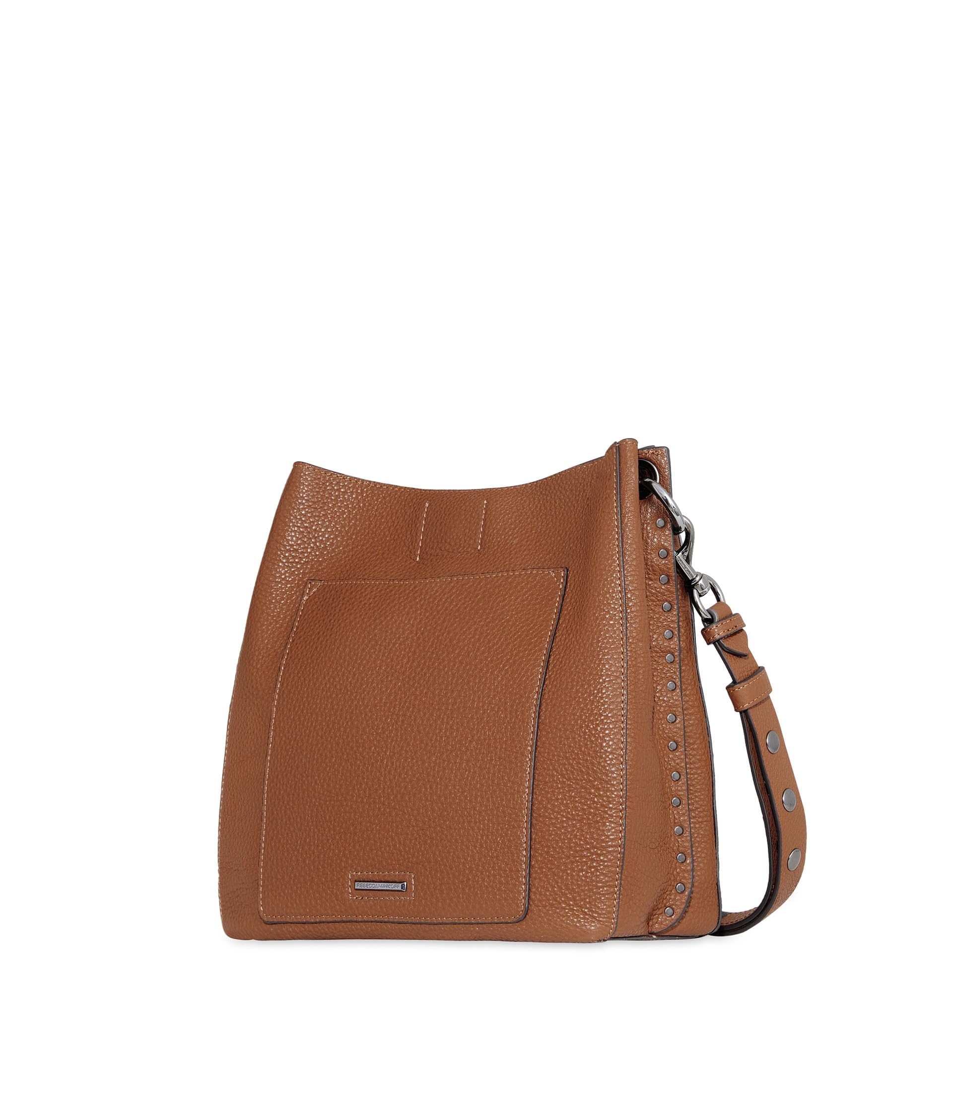 Rebecca Minkoff Darren Shoulder Bag for Women - Genuine Leather Crossbody Purse with Adjustable Strap, Perfect for Work, Travel & Everyday Use