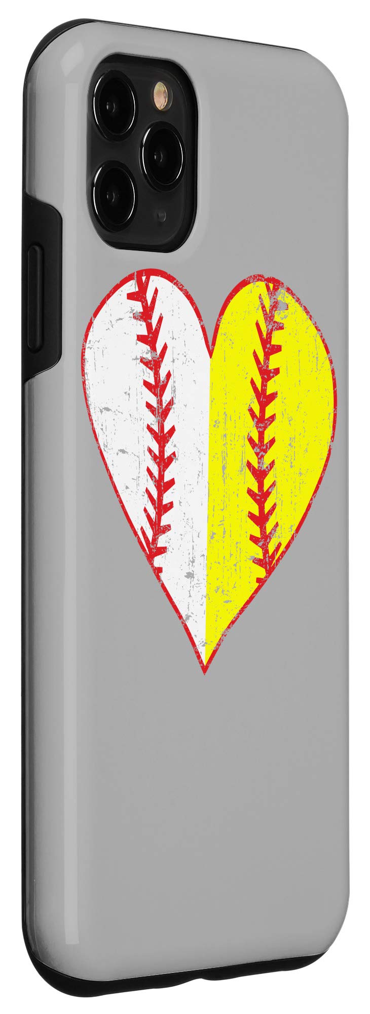 iPhone 11 Pro Max Case - Vintage Baseball Design for Women & Girls - Softball Mom Protective Cover - Perfect for Games, Practice & Everyday Use
