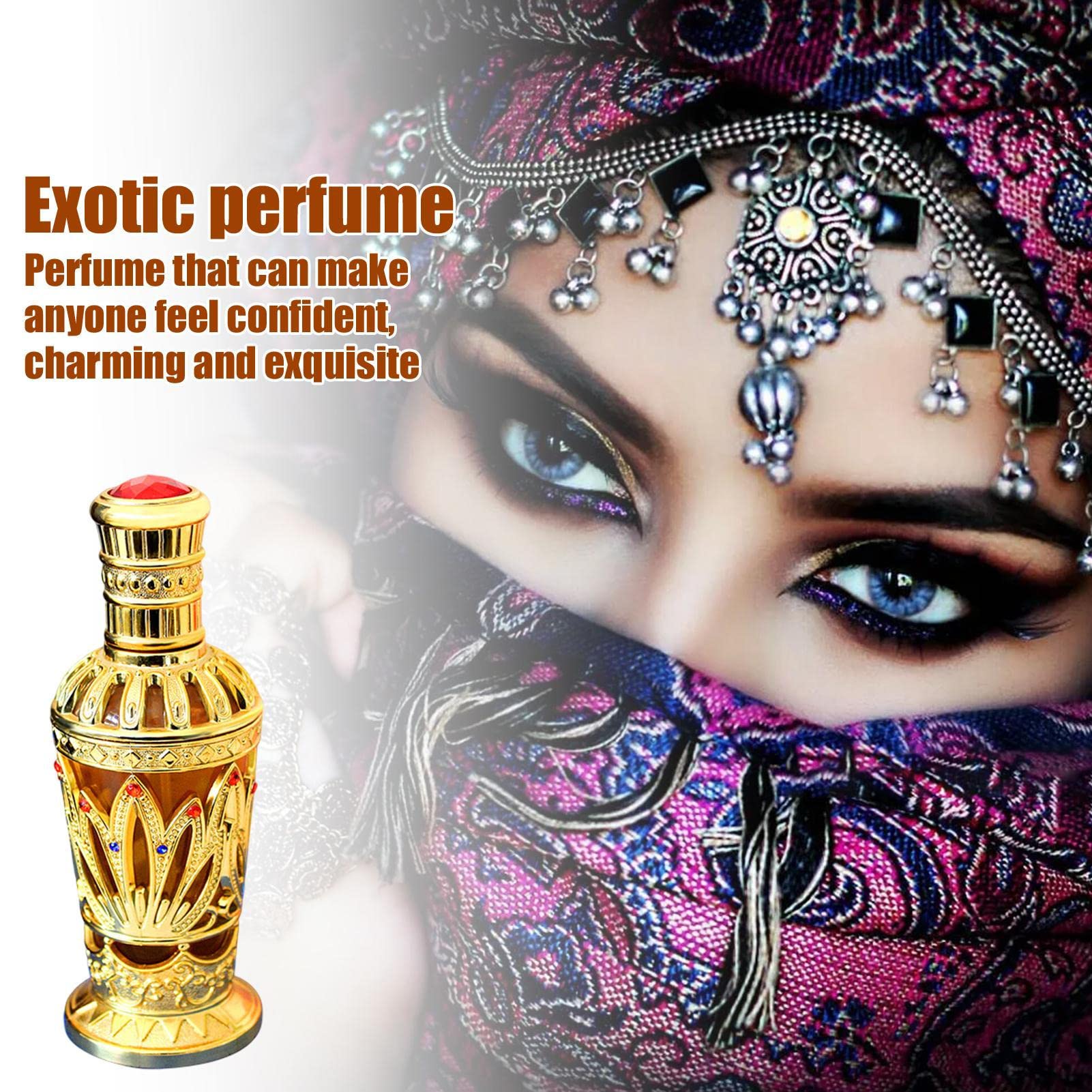 Premium Gold Perfume Oil for Women - Long Lasting Arab Fragrance with White Musk Notes - 100ml Eau de Parfum - Perfect for Evening Events, Date Nights & Special Occasions