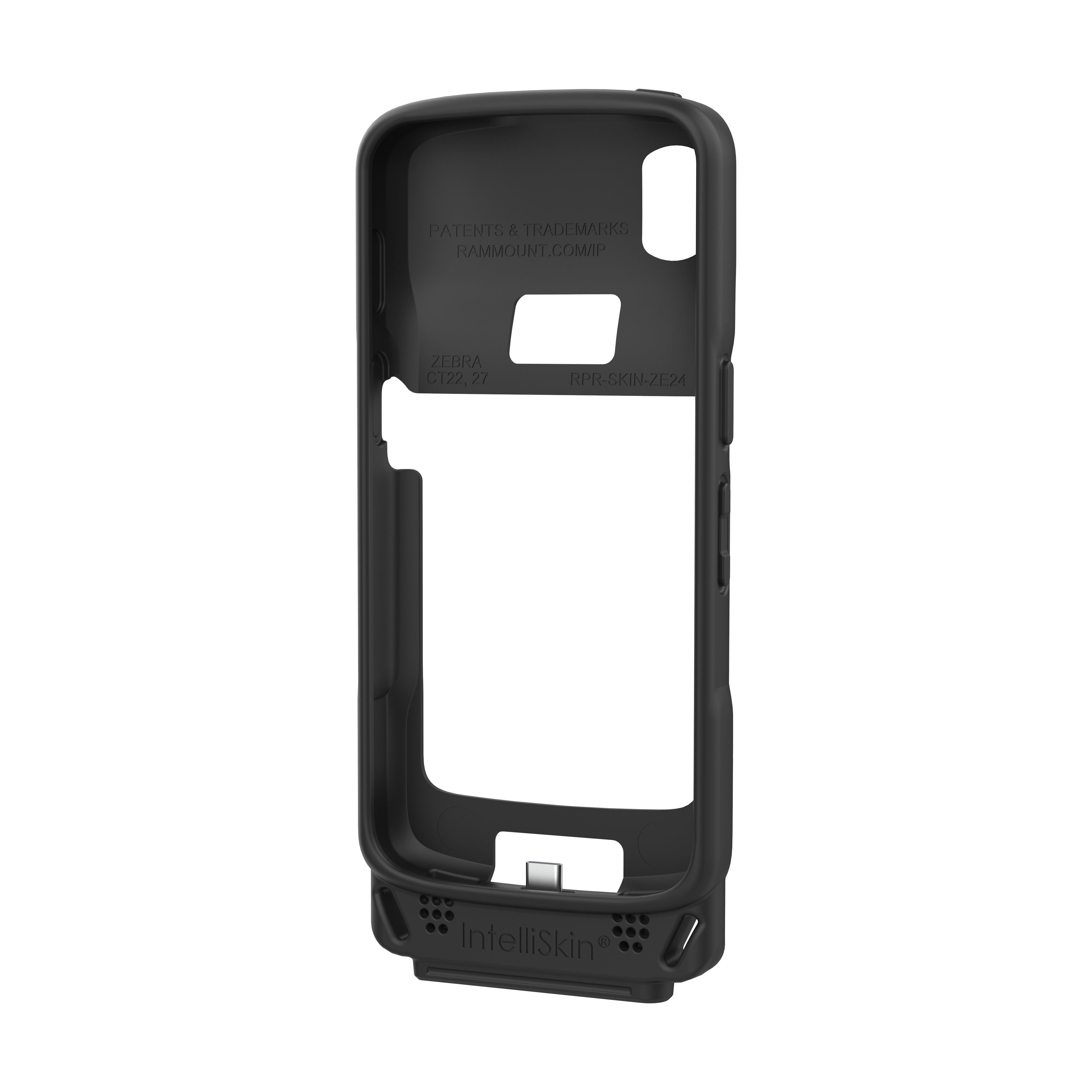 IntelliSkin® Protective Case for Zebra TC22 & TC27 - Durable RAM GDS SKIN ZE24 | Shockproof Cover for Warehouse, Retail & Logistics Use