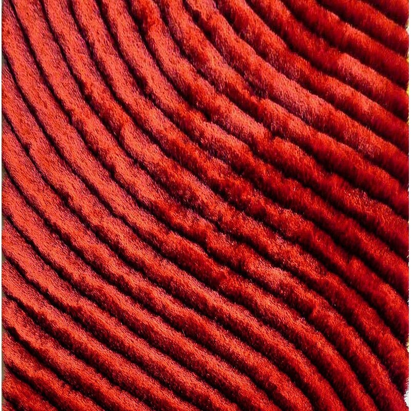 Premium 3D Shaggy Hand Tufted Area Rug - Soft Fluffy Non-Slip Living Room Carpet (3'6