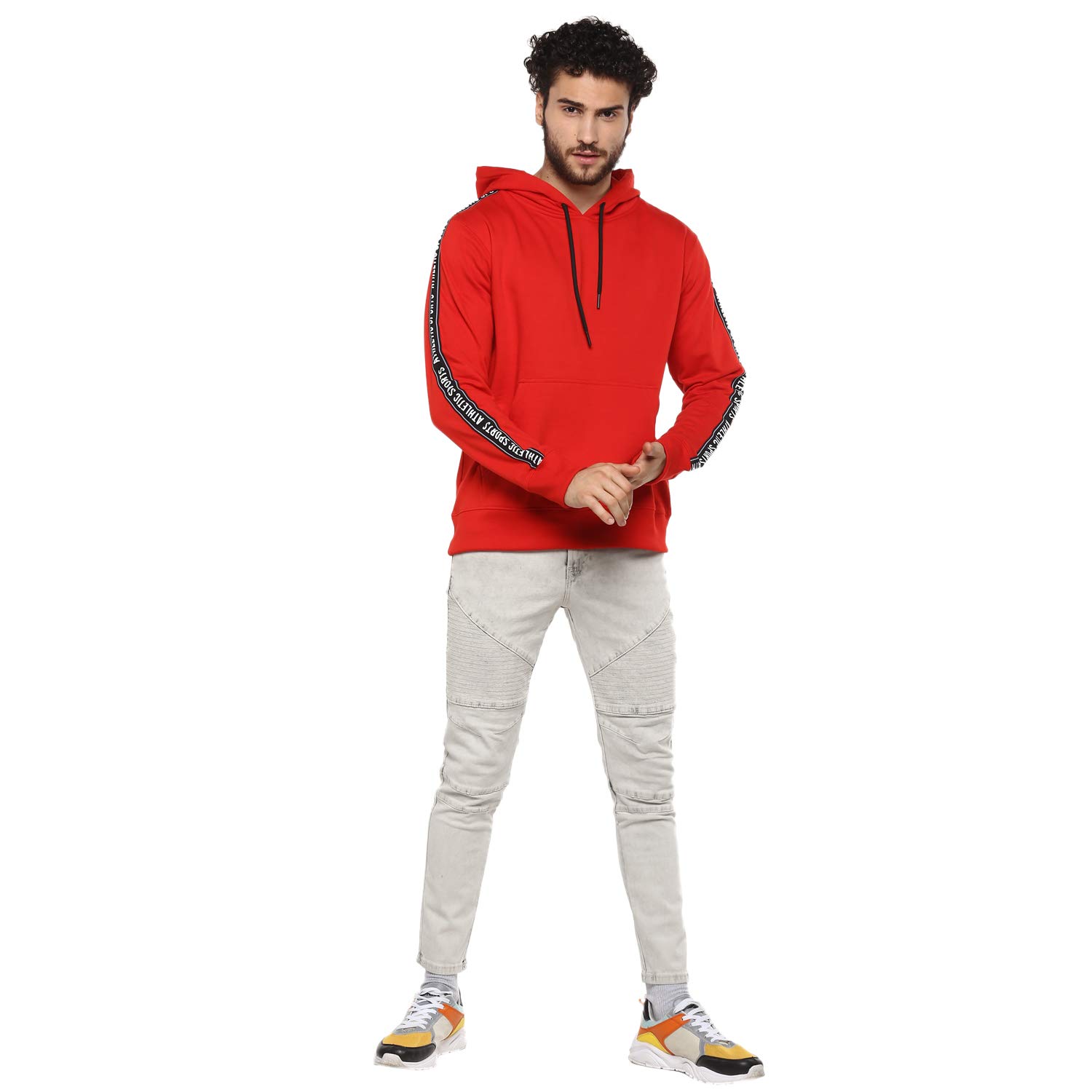 Alan Jones Men's Fleece Hooded Sweatshirt - Warm Winter Pullover with Pockets for Outdoor Activities, Hiking & Casual Wear