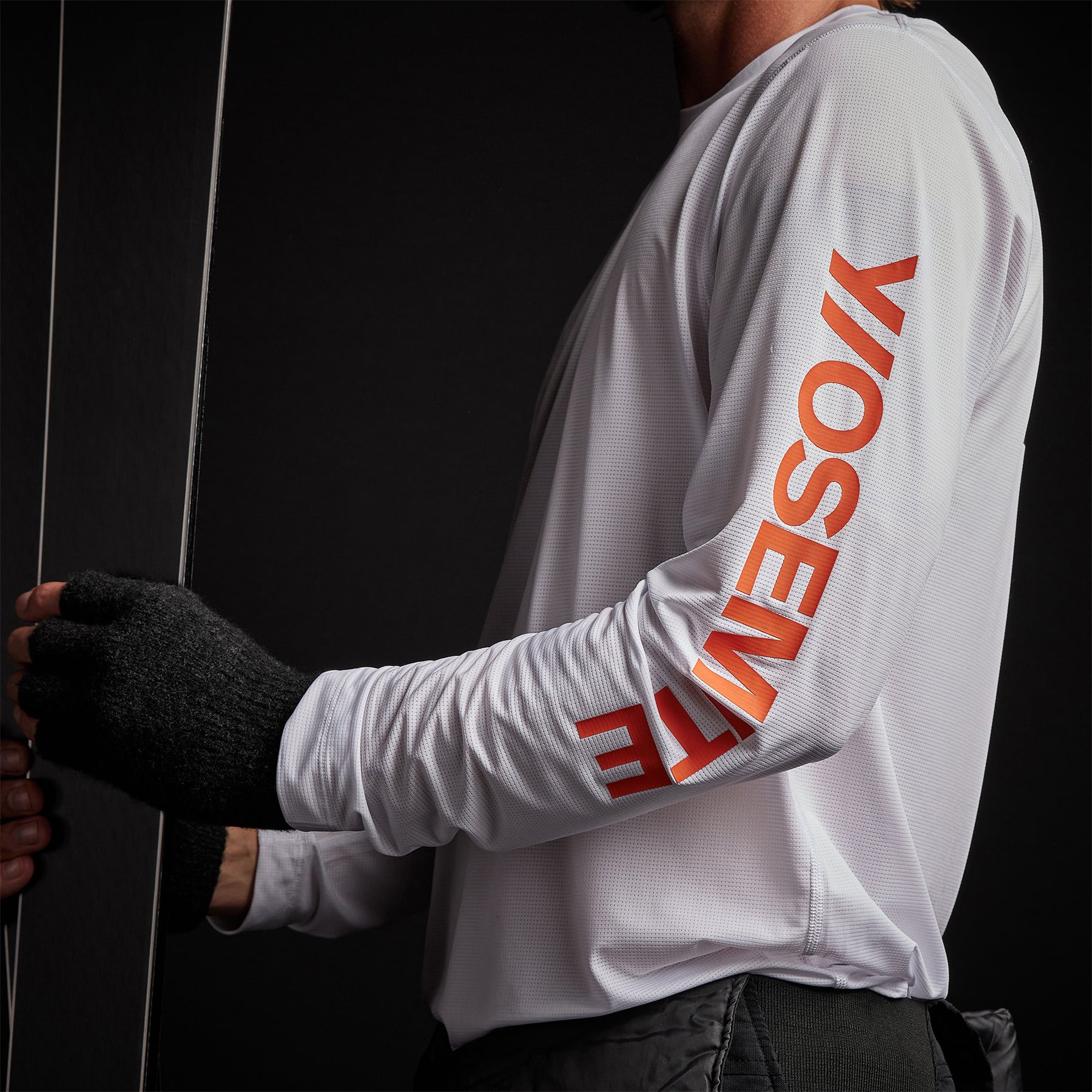 Long Sleeve Performance Crew T-Shirt for Men & Women - Moisture Wicking Athletic Shirt - White - Perfect for Running, Gym Workouts & Outdoor Activities