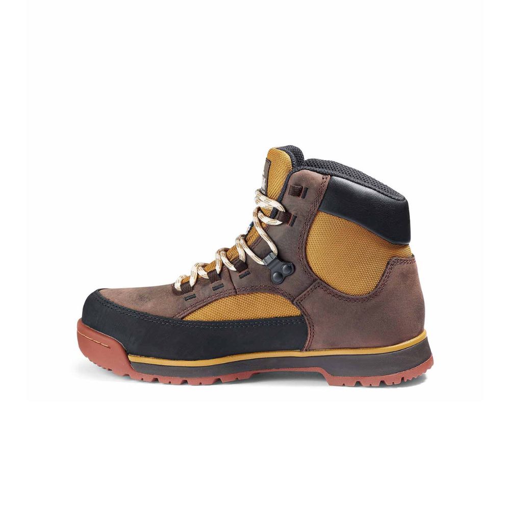 Kodiak Greb Women's Waterproof Steel Toe Hiking Work Boots - Brown (KD0A834YA08) | Durable Safety Shoes for Construction, Outdoor Work & Hiking Adventures
