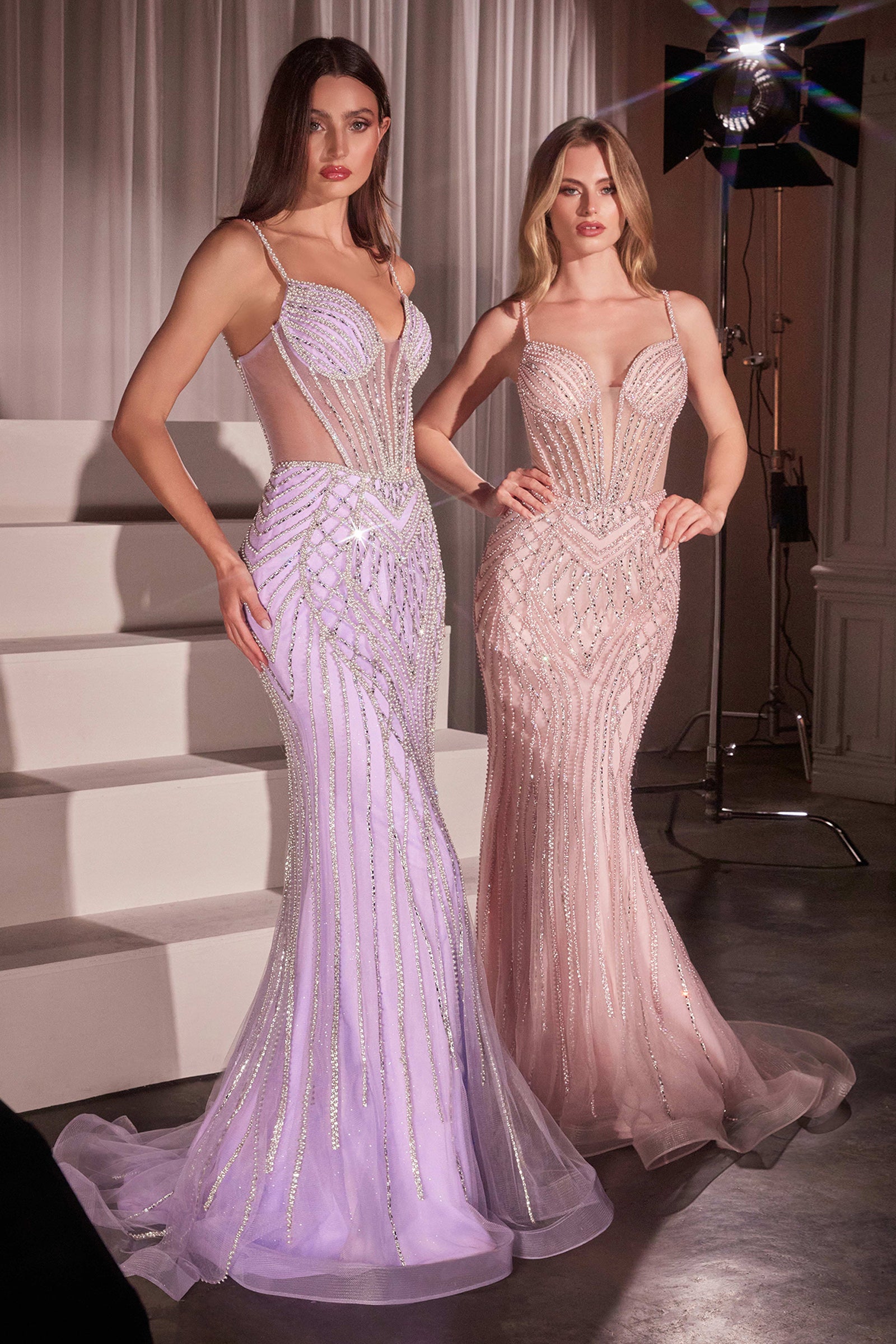 EMMELINE GOWN - Embellished Fit & Flare Dress for Women | Elegant Evening Gown for Weddings, Parties & Special Occasions