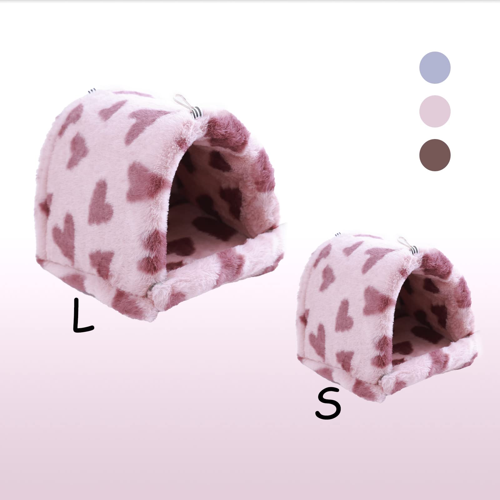 Premium Rat Bed & Ferret Hammock - Large Pink Cage Accessory for Guinea Pigs, Chinchillas, Hedgehogs & Sugar Gliders - Cozy Hideout & Sleeping Toy for Small Pets - Perfect for Cages, Playpens & Travel Carriers