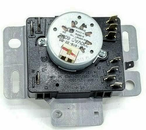 Whirlpool W10436303 D-Shaped Shaft Dryer Timer Control Replacement Part - Perfect for Whirlpool Dryer Repairs & Maintenance