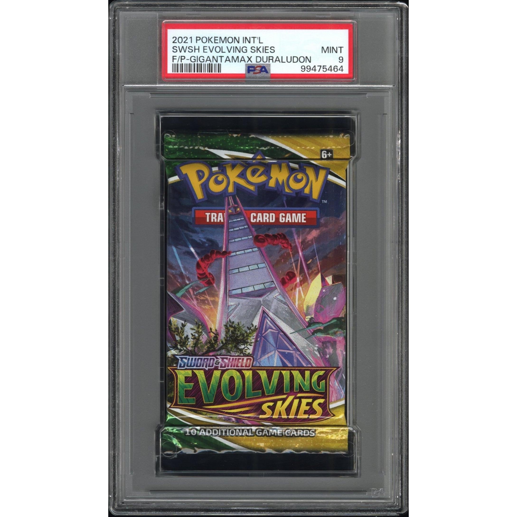2021 Pokemon Evolving Skies Booster Pack - Gigantamax Duraludon PSA 9 Graded Card | Collectible Trading Card Game for Pokemon Fans & TCG Players | Perfect for Gaming, Collecting & Investment