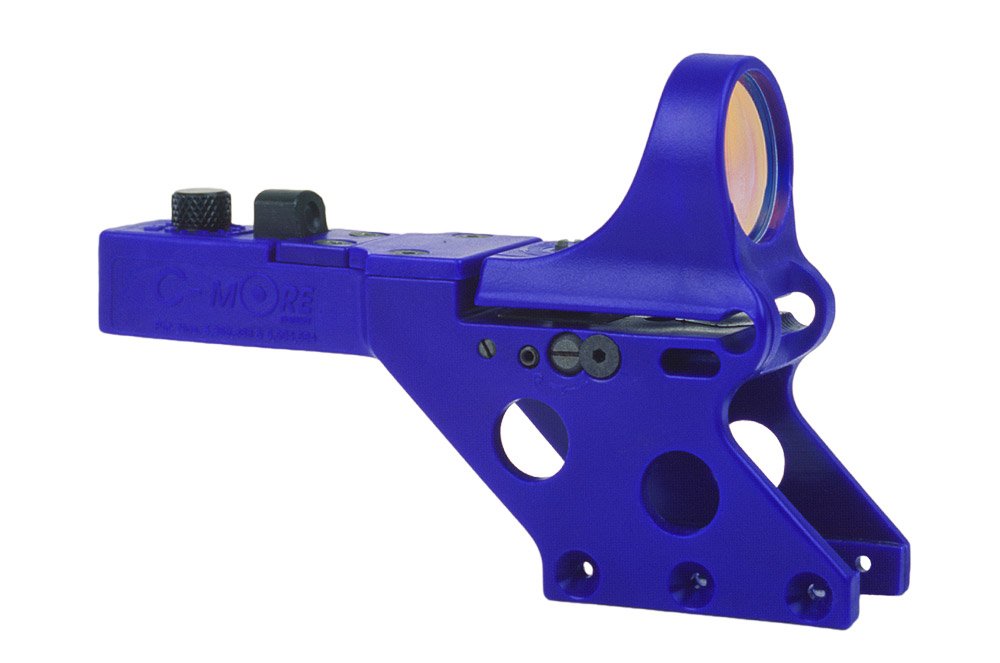 C-MORE Systems Serendipity Red Dot Sight with Click Switch | .750-Inch Frame Width | Fast Target Acquisition for Pistols & Rifles | Hunting, Shooting Range & Tactical Use