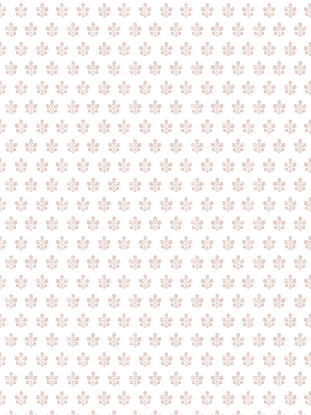 Sugar Paper Rose Ensley Petite White Ground Wallpaper - Elegant Floral Peel and Stick Wallpaper for Bedroom, Living Room & Nursery Decor