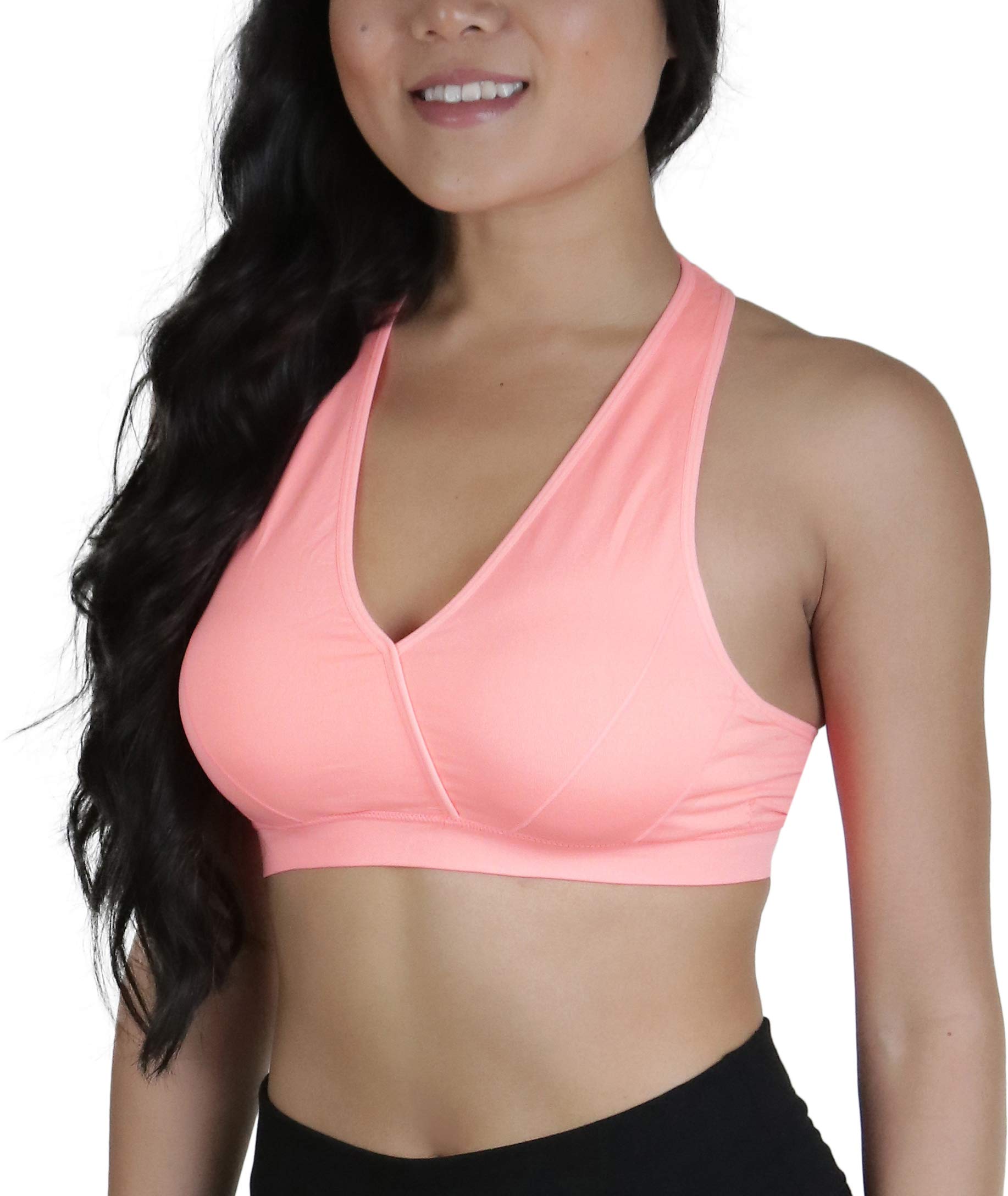 ToBeInStyle Women's Seamless Wire-Free Sports Bras & Bralettes - Supportive Comfort for Yoga, Gym & Everyday Wear