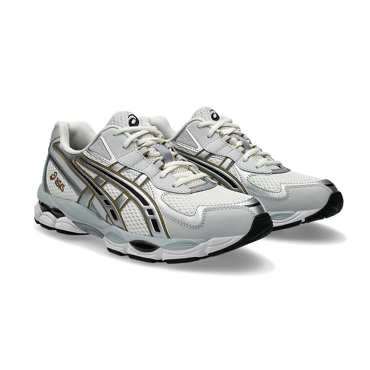 GEL NYC 2055 'Cream Pure Silver' Running Shoes - Lightweight Comfort Sneakers for Men & Women | Perfect for Jogging, Gym Workouts & Casual Wear