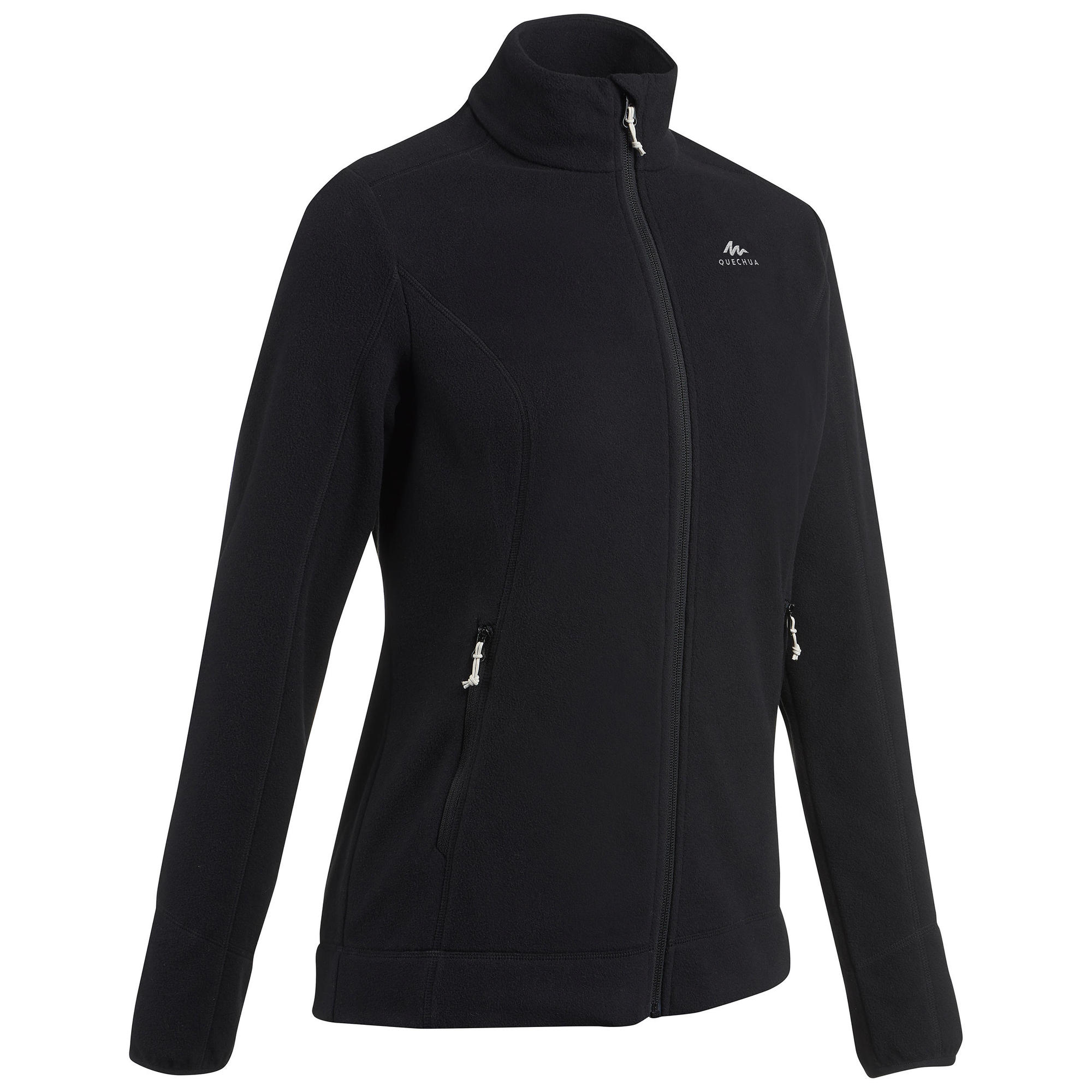 Quechua Women's MH120 Fleece Jacket - Warm Winter Outdoor Jacket for Hiking, Camping & Casual Wear