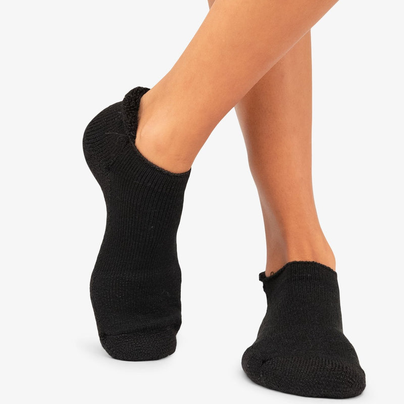 Thorlo Unisex Rolltop Tennis Socks - Black | Cushioned Athletic Socks for Men & Women | Perfect for Tennis, Running & Sports Activities