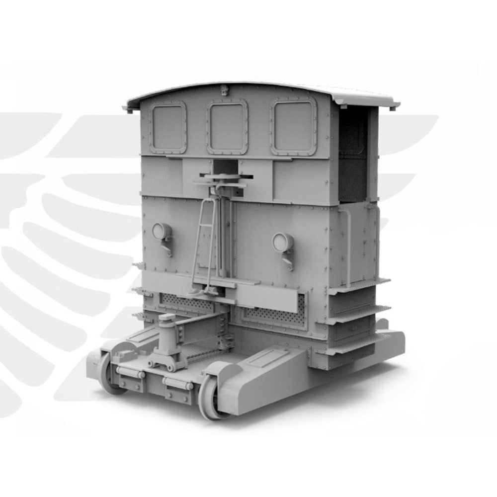 AK Interactive 35008 1/35 Scale German Breuer IV Rail Shunter Model Kit - Perfect for WWII Dioramas, Military Train Collections & Scale Modeling Projects