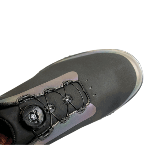 KR Strikeforce TPC Hype Black Iridescent Performance Bowling Shoes for Men & Women - Right Hand Unisex Design for League Play and Tournament Bowling