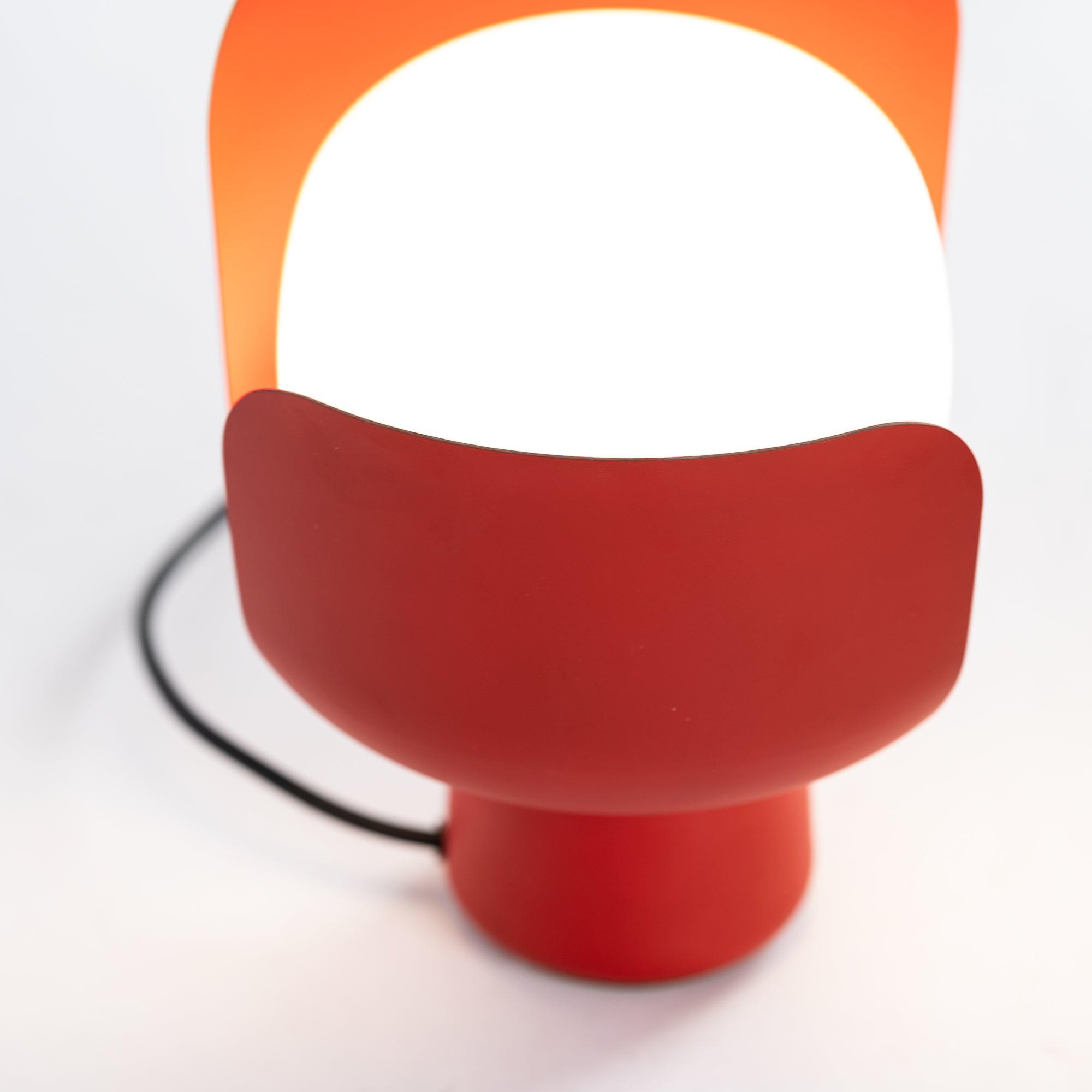 Elegant Petals Glass Table Lamp - Modern Home Decor for Bedroom, Living Room & Office - Soft Ambient Lighting for Relaxation & Cozy Atmosphere