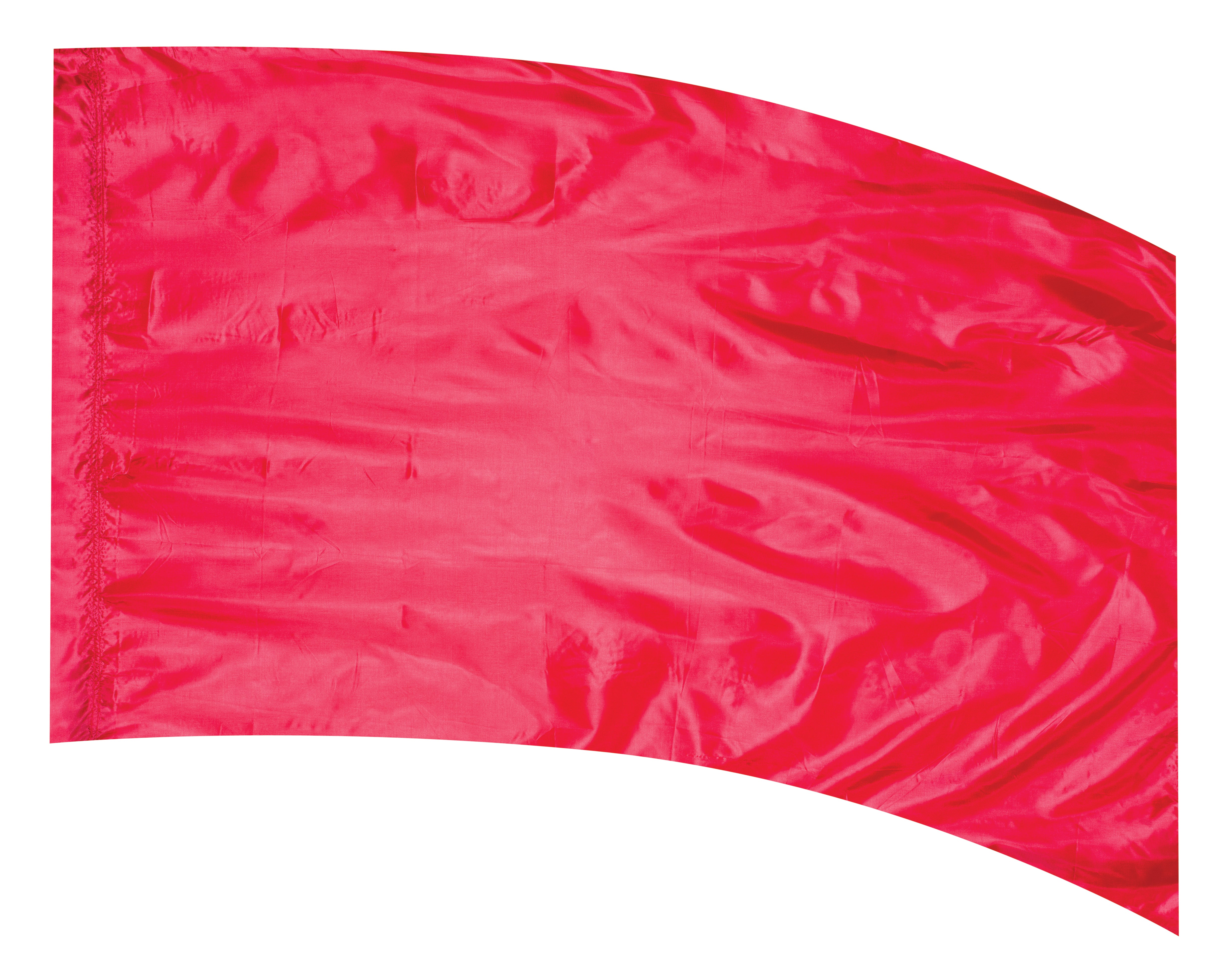 Premium Chinese Silk Polyester Rectangular Scarf - Vibrant Red for Women's Fashion & Elegant Gift Giving