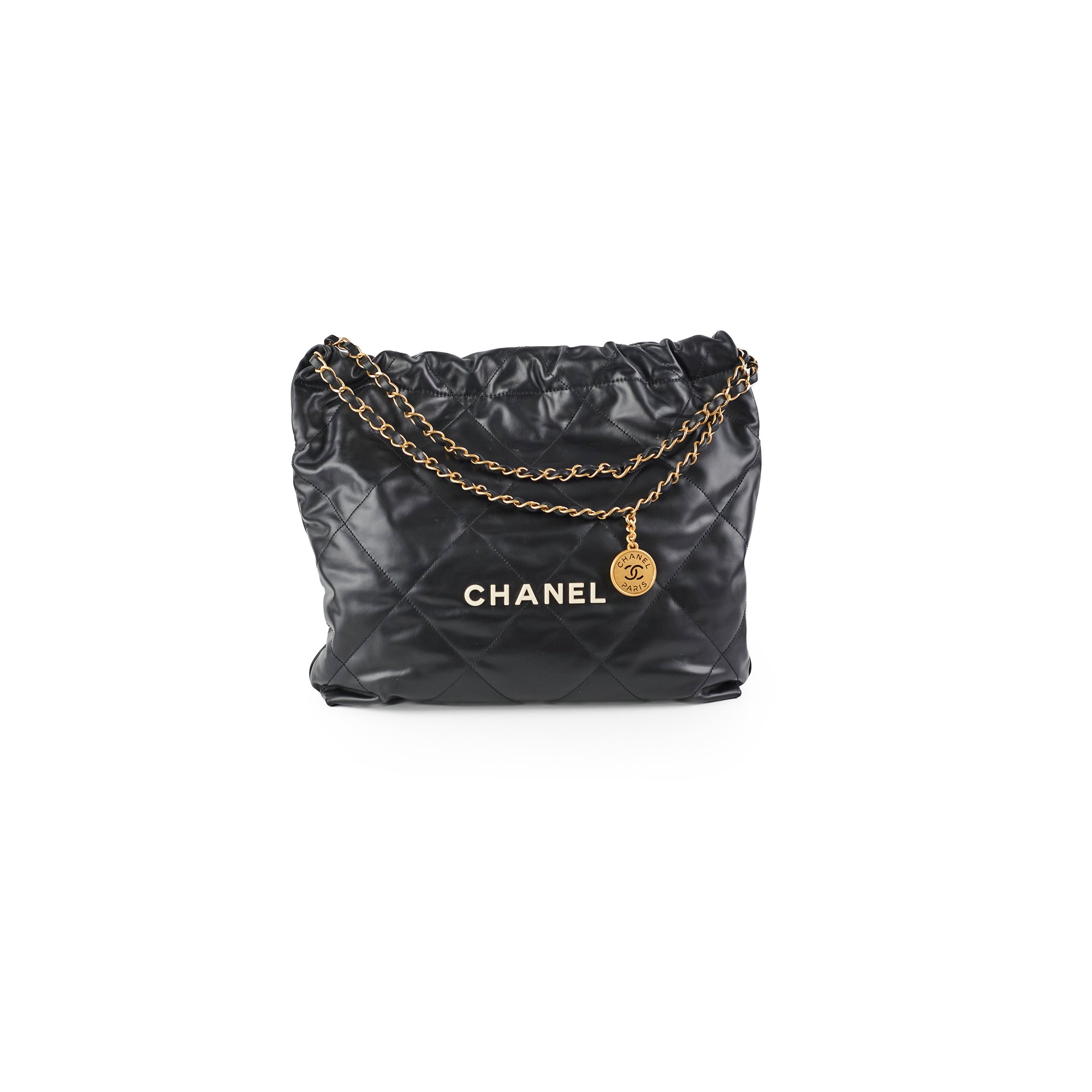 Chanel 22 Medium Black Handbag 2022 Collection | Luxury Designer Shoulder Bag for Women | Perfect for Work, Travel & Evening Events