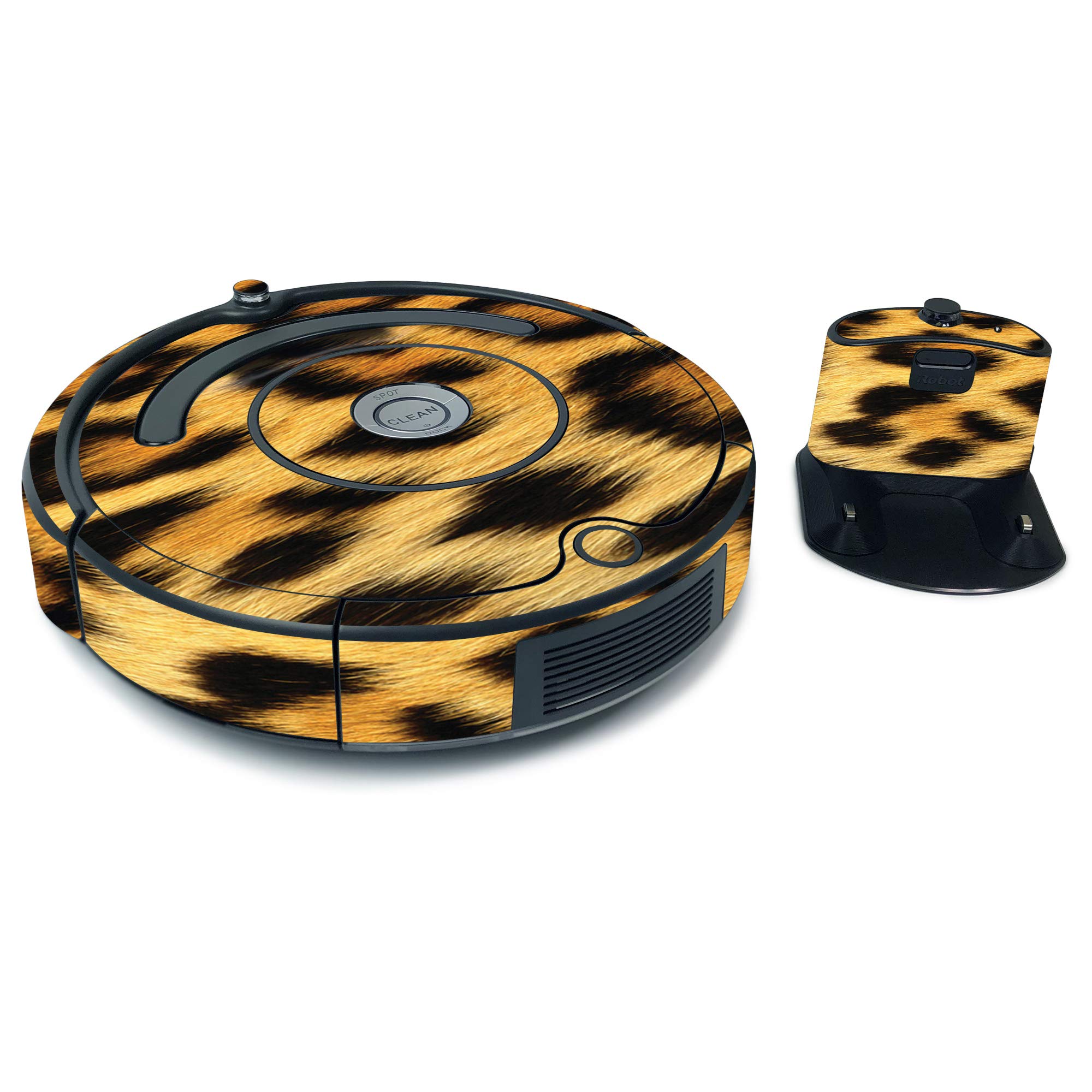 MightySkins Vinyl Decal Wrap Cover for iRobot Roomba 675 - Cheetah Print | Protective & Durable Skin | Easy to Apply & Remove | Made in USA | Perfect for Home Cleaning & Pet Hair Protection
