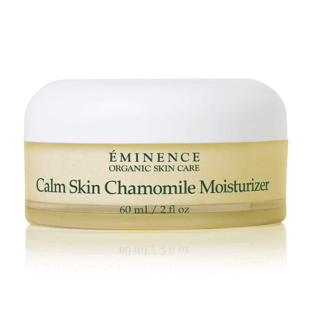 Eminence Organics Calm Skin Chamomile Moisturizer - Soothing Face Cream for Sensitive & Dry Skin - Hydrating & Anti-Redness Daily Moisturizer - Perfect for Rosacea, Eczema & Post-Procedure Care