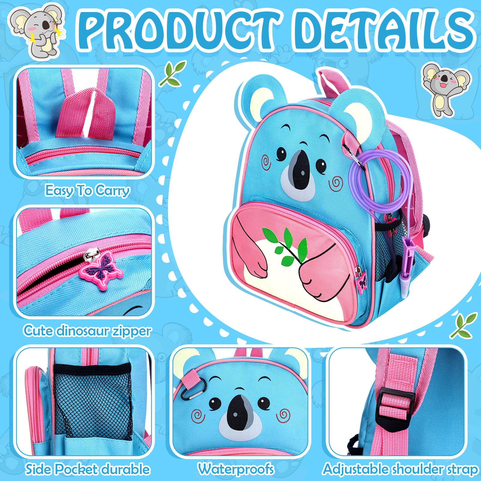 G Tube Backpack for Enteral Feeding Pump - Koala Bag for Active Lifestyles