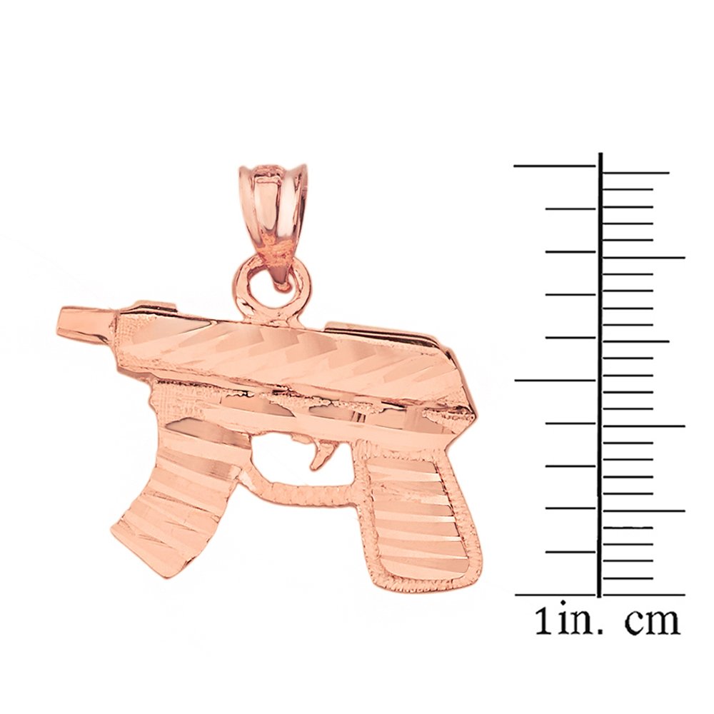 SMG Submachine Gun Pendant Necklace - Military Style Rifle Charm Jewelry for Men & Women - Perfect for Cosplay, Airsoft, and Tactical Fashion Accessories